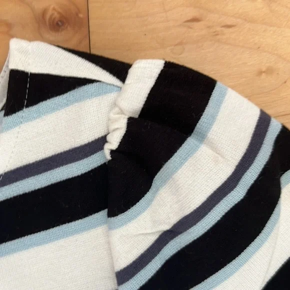 Anne Taylor Factory Navy stripe shift dress Size M - Picture 4 of 11